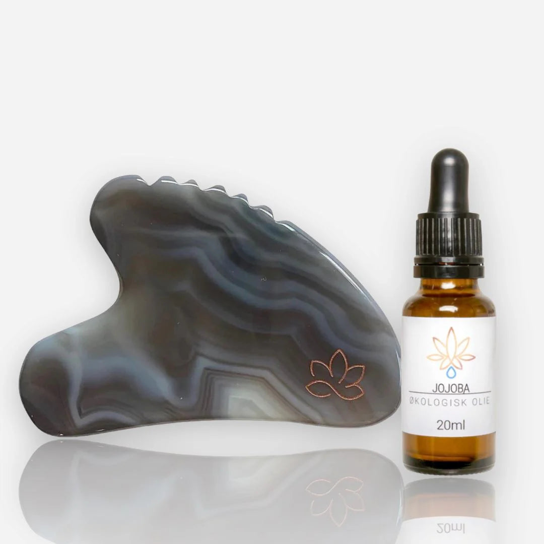 Gua Sha Kit, Agate -