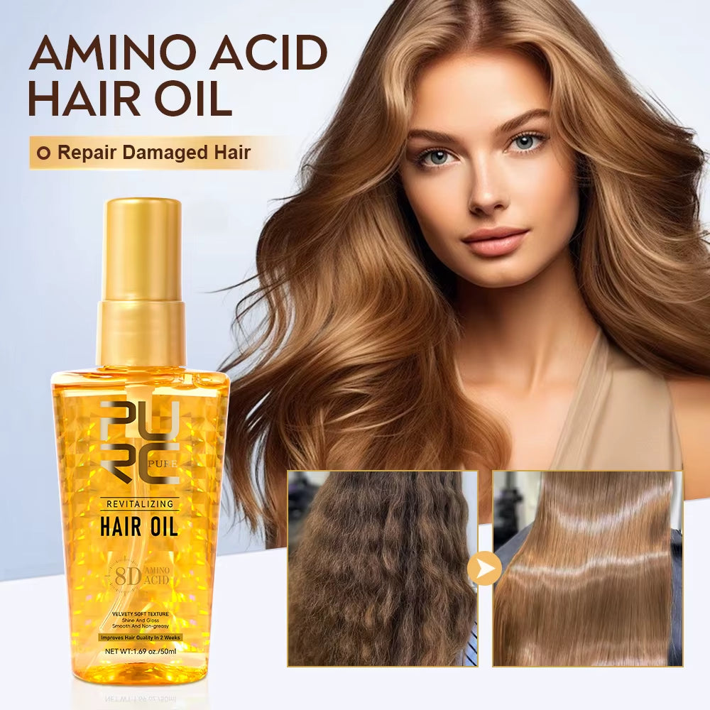 Argan Hair Serum Oil Repair Frizz Dry Damaged Scalp Treatments Smoothing Nourishing Improvement Hair Serum Care Products