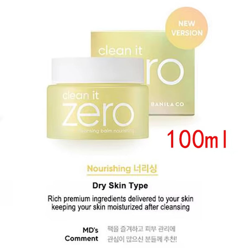 BANILA CO Clean It Zero Cleansing Balm 25Ml/100Ml Makeup Remover Remove Eyes Lips Face All in One Korean Cosmetics