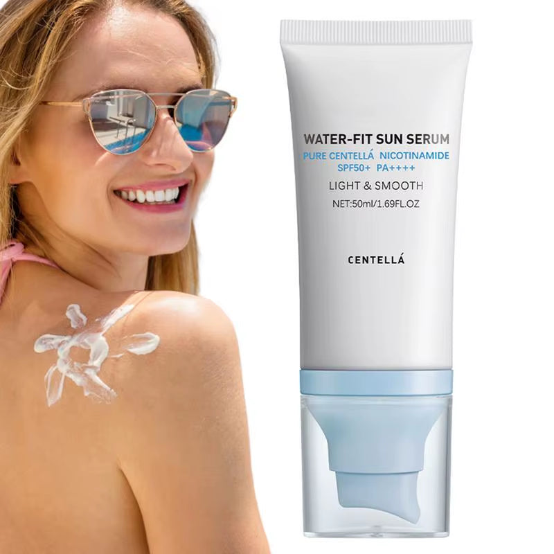 Centella Sunscreen SPF 50 Centella Asiatica No Sticky Refreshing Sunscreen 50Ml Sunscreen Essence for Dry Oily Sensitive Skin