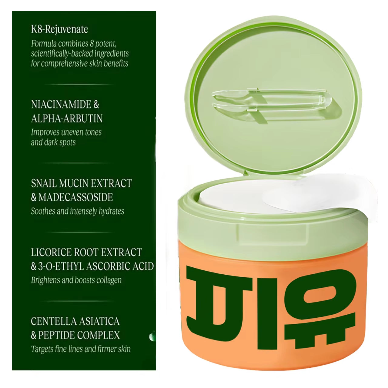 Skincare Anti-Aging, Dark Spot & Wrinkle Minimizing Toner Pads with Snail Mucin, Centella Asiatica, Niacinamide, Peptide Complex