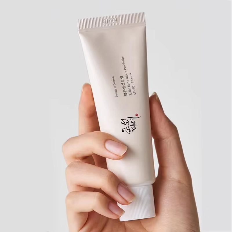 Korean  Rice Probiotic Skincare Set Sunblock Essence Oil Refreshing Toner Moisturizing Face Cream Eye Cream Skin