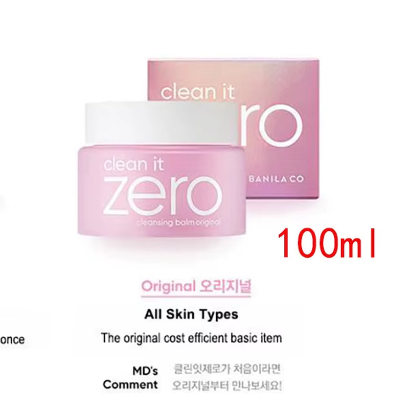 BANILA CO Clean It Zero Cleansing Balm 25Ml/100Ml Makeup Remover Remove Eyes Lips Face All in One Korean Cosmetics