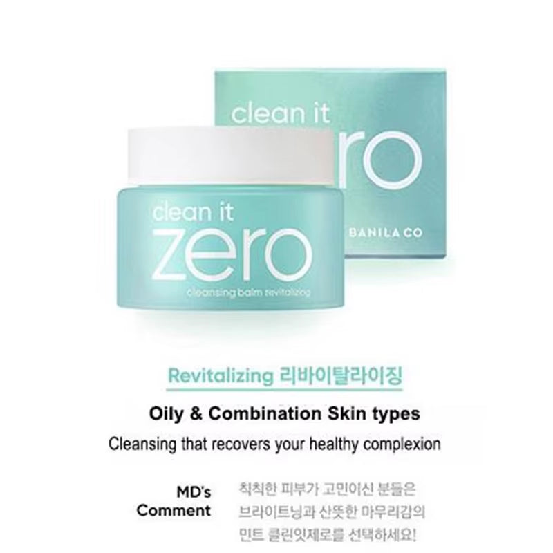 BANILA CO Clean It Zero Cleansing Balm 25Ml/100Ml Makeup Remover Remove Eyes Lips Face All in One Korean Cosmetics