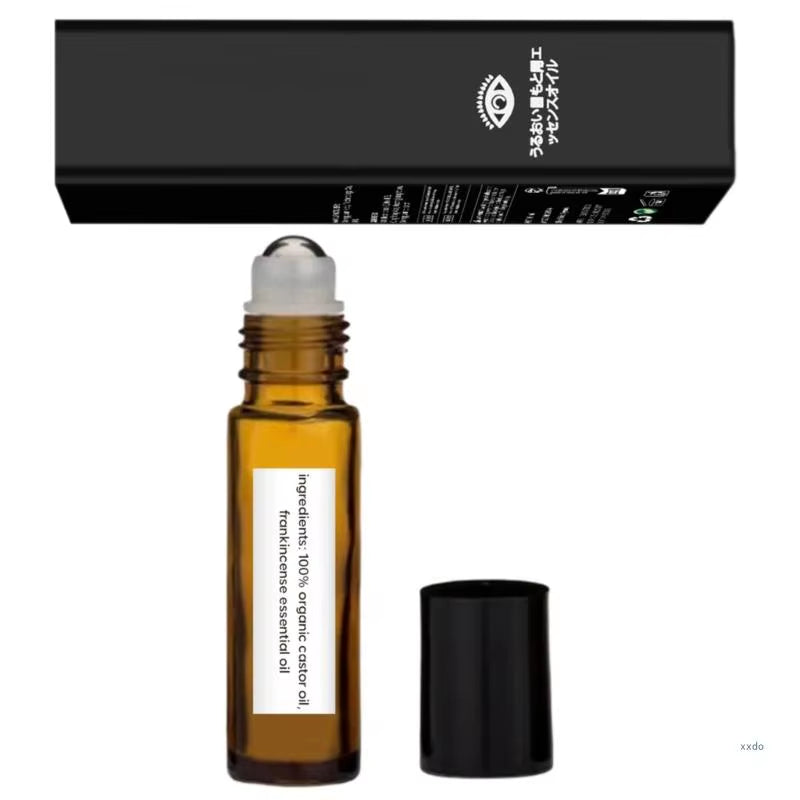Eye Serums under Eye Roller Cream with Castor Oil Firming Moisturizing Cream Eye Essences Oil Eye Roller Applicator