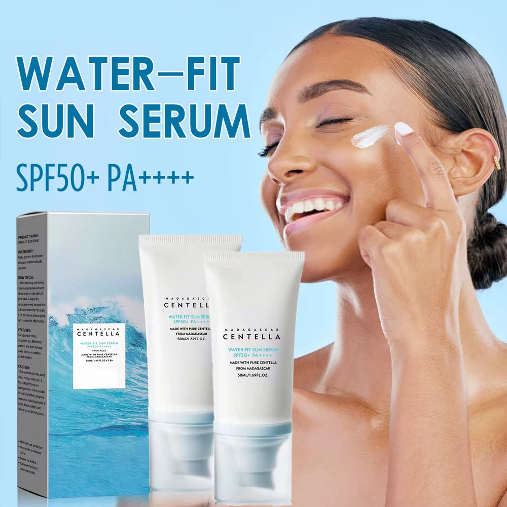 1/2PCS Original 50+ Facial Sunscreen Centella Protector UV Sun Body Sunblock Skin Whitening Cream Korean Moisturizing Protector