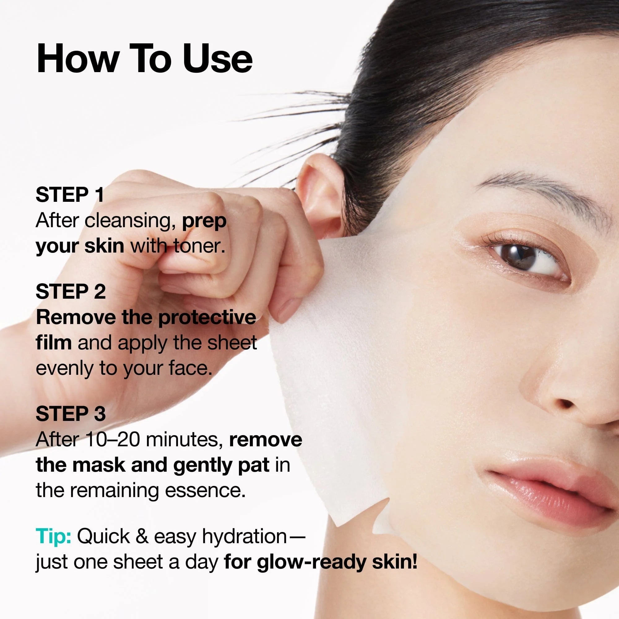 BOGO PDRN Hyaluronic Acid Capsule 100 Serum Mask 10+10