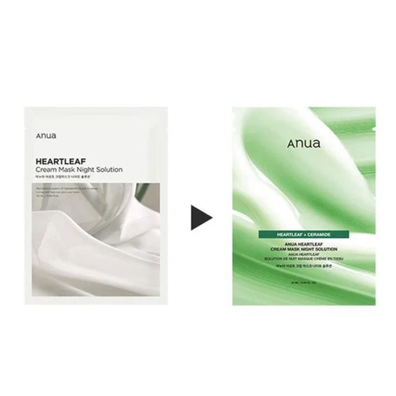 [] *Renew* Heartleaf Cream Sheet Mask Night Solution (1Ea)