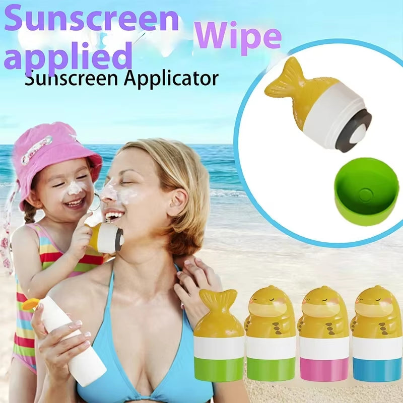 100Ml Sunscreen Roll-On Applicator Dispenser Refillable Portable Travel Bottle Sunscreen Lotion Applicator Home Travel Storage