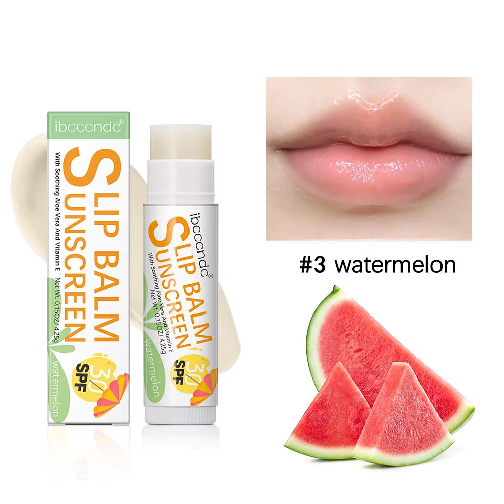 New Lip Balm with Sunscreen Hydrating Lip Sunblock for Protects Travel Size Sunscreen for Lips Soothes and Moisturizes Lips Sun