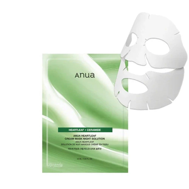 [] *Renew* Heartleaf Cream Sheet Mask Night Solution (1Ea)