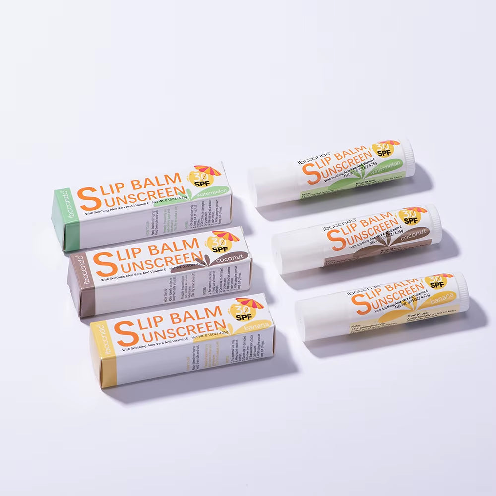 New Lip Balm with Sunscreen Hydrating Lip Sunblock for Protects Travel Size Sunscreen for Lips Soothes and Moisturizes Lips Sun