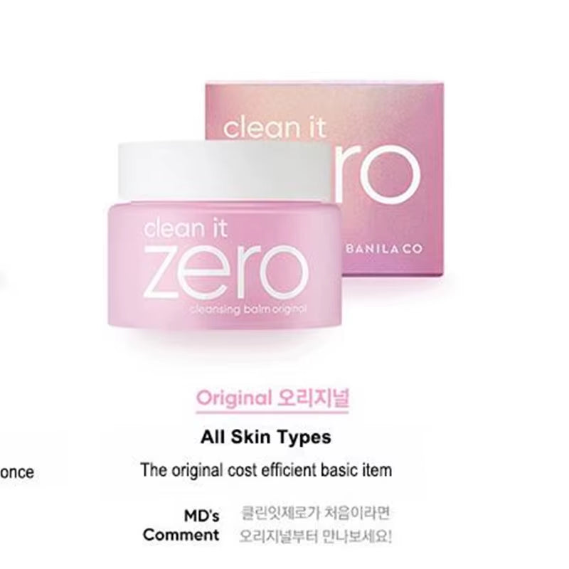 BANILA CO Clean It Zero Cleansing Balm 25Ml/100Ml Makeup Remover Remove Eyes Lips Face All in One Korean Cosmetics