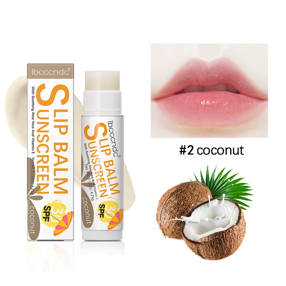 New Lip Balm with Sunscreen Hydrating Lip Sunblock for Protects Travel Size Sunscreen for Lips Soothes and Moisturizes Lips Sun