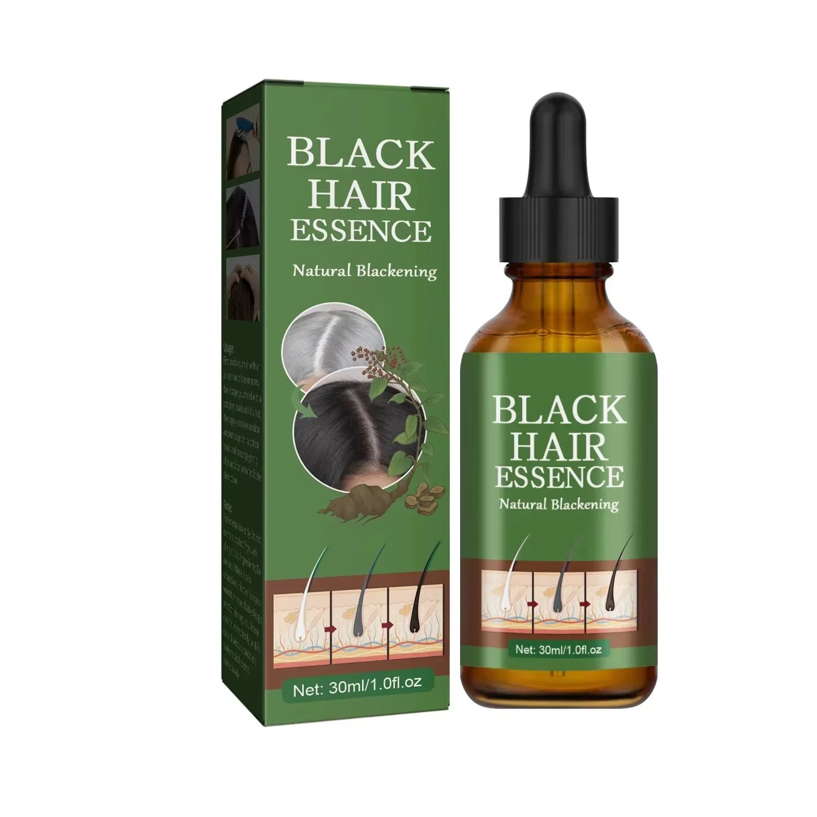 Anti Gray Hair Serum Remedy White Darkening