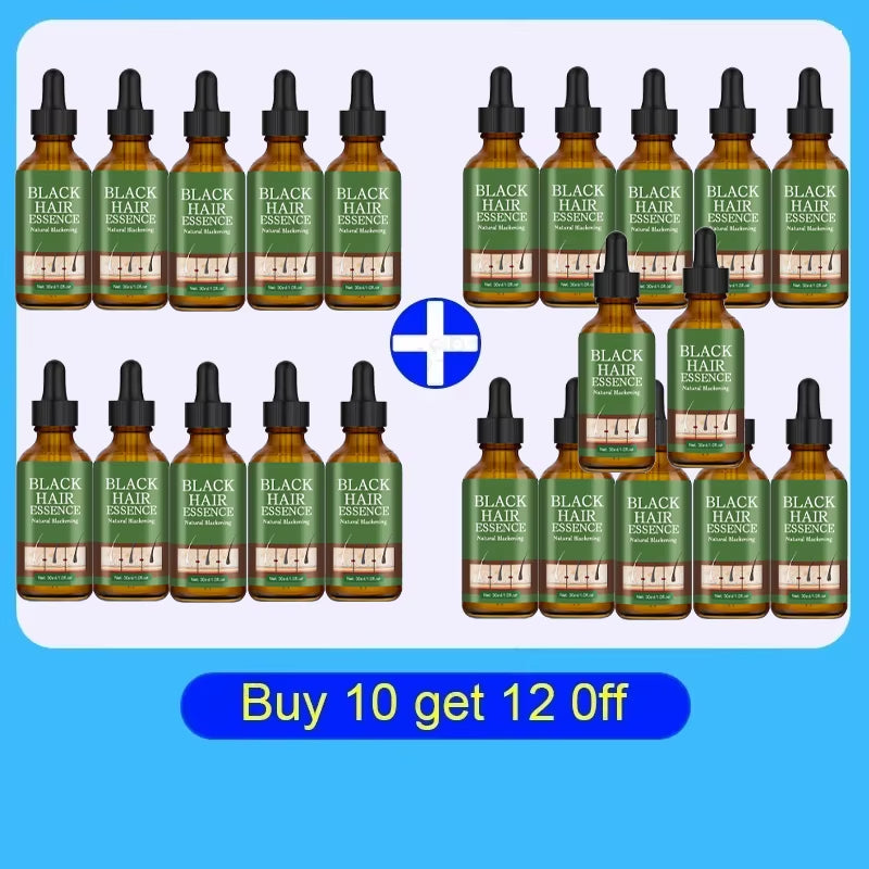 Anti Gray Hair Serum Remedy White Darkening