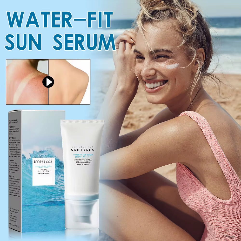 1/2PCS Original 50+ Facial Sunscreen Centella Protector UV Sun Body Sunblock Skin Whitening Cream Korean Moisturizing Protector