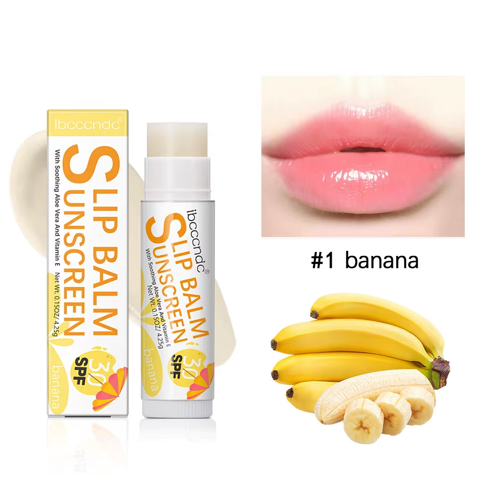 New Lip Balm with Sunscreen Hydrating Lip Sunblock for Protects Travel Size Sunscreen for Lips Soothes and Moisturizes Lips Sun