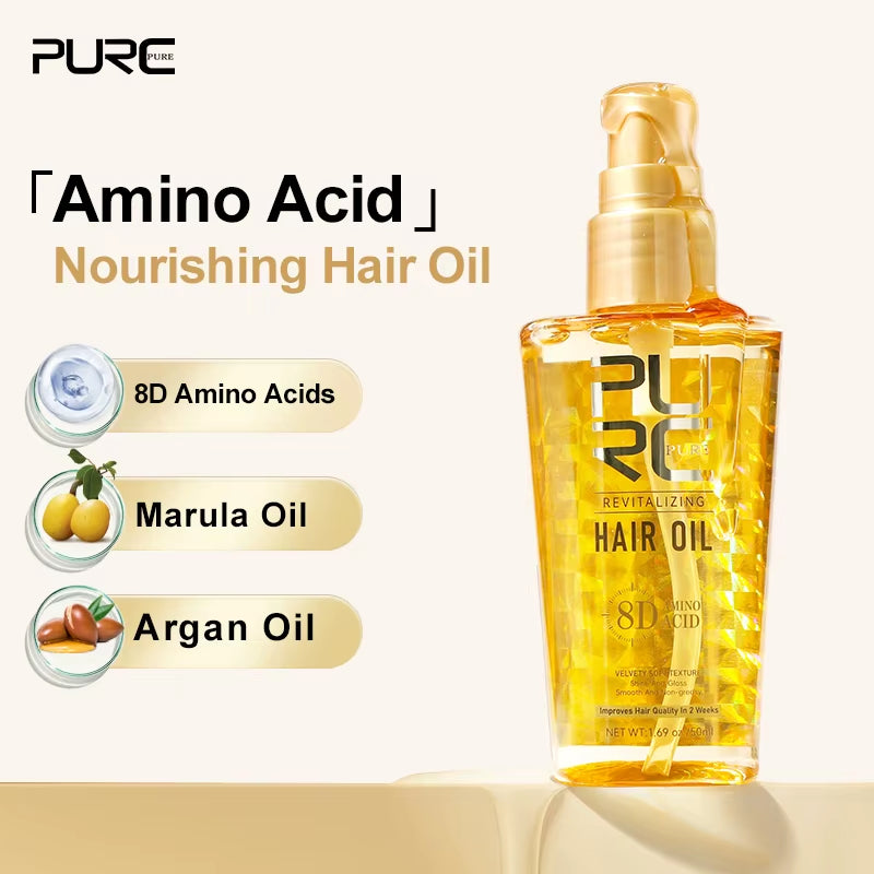 Argan Hair Serum Oil Repair Frizz Dry Damaged Scalp Treatments Smoothing Nourishing Improvement Hair Serum Care Products