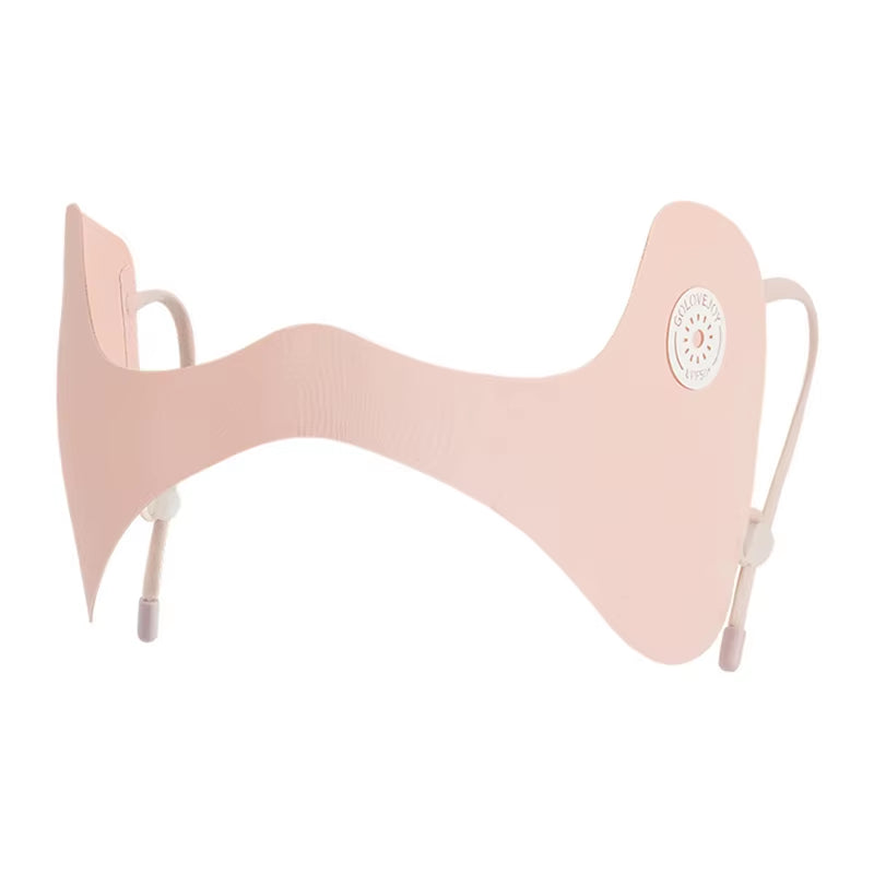 Summer Ice Silk Mask Sunscreen Face Scarf Solid Color Sunscreen Eye Patches UV Protection Sunscreen Veil Face Cover Riding