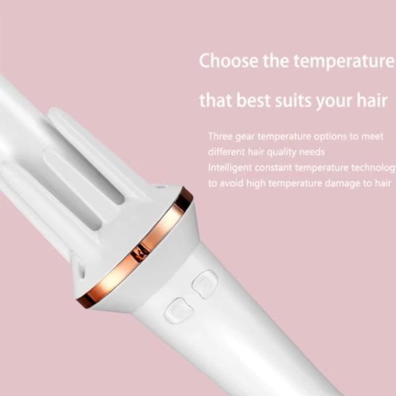 Portable Ceramic Electric Curling Iron PTC Heating Automatic Rotating Curling Iron No Damage Hair Styling Tool