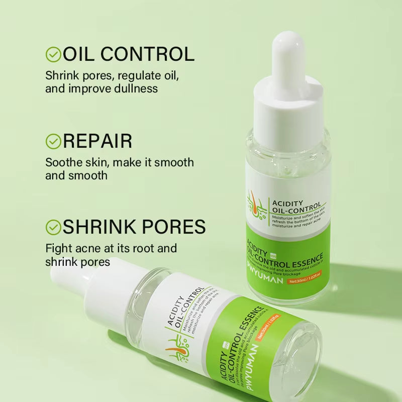 Salicylic Acid Shrink Pore Serum Elimination Large Pores Remove Blackehead Face Smooth Repairing Skin Care Product
