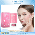 Sunscreen Stick Whitening Sunblock Oil Control Solar Blocker anti UV Moisturizing Body Sunscreen Lsolation UV Protector Cream