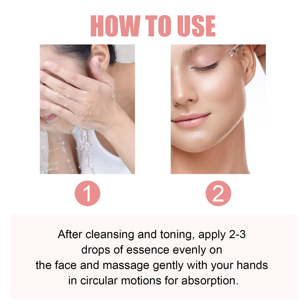 Niacinamide Face Serum Firming Skin Fade Fine Lines Pore Shrink Remove Dark Spots Smoothing Skin Glowing Face Serum