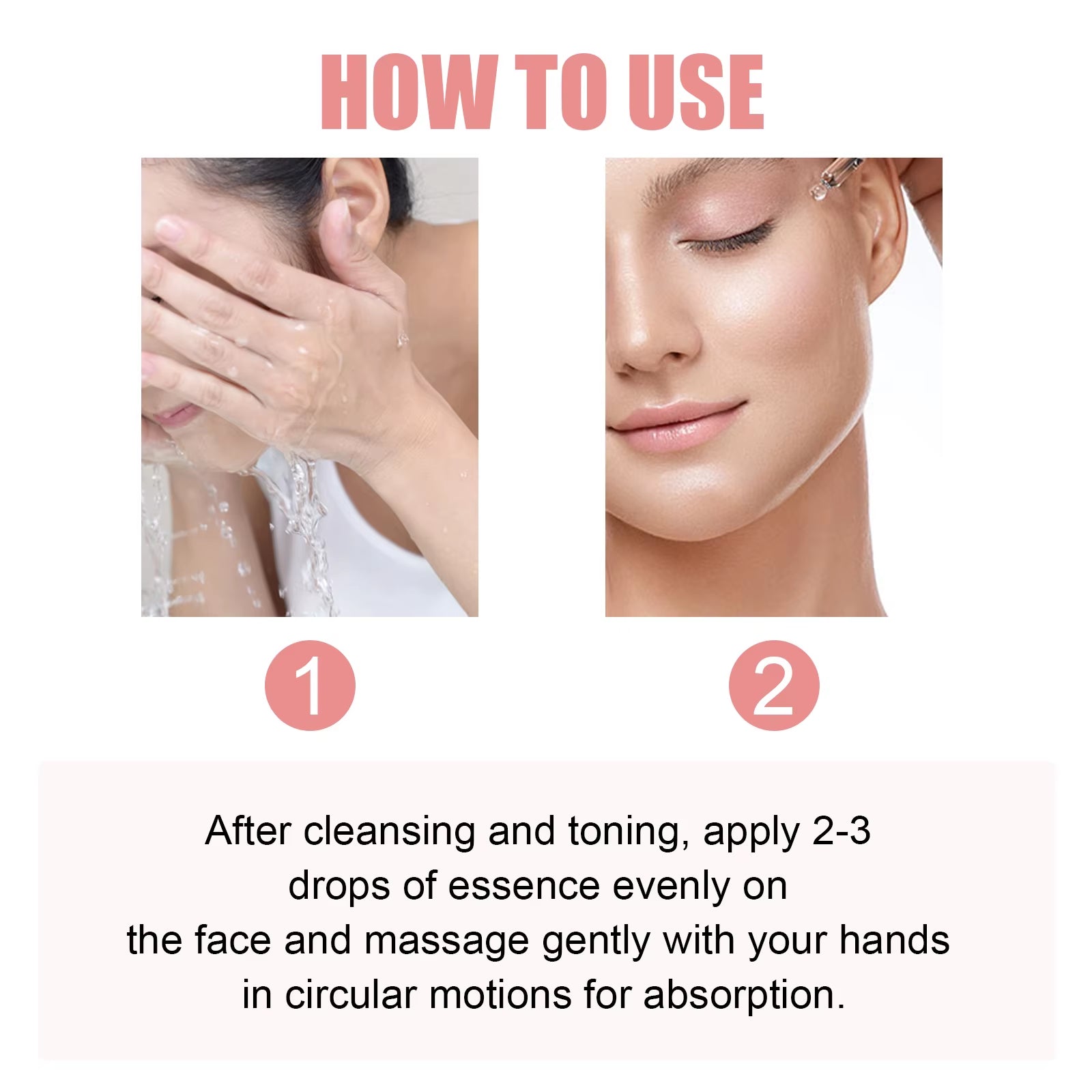 Niacinamide Face Serum Firming Skin Fade Fine Lines Pore Shrink Remove Dark Spots Smoothing Skin Glowing Face Serum