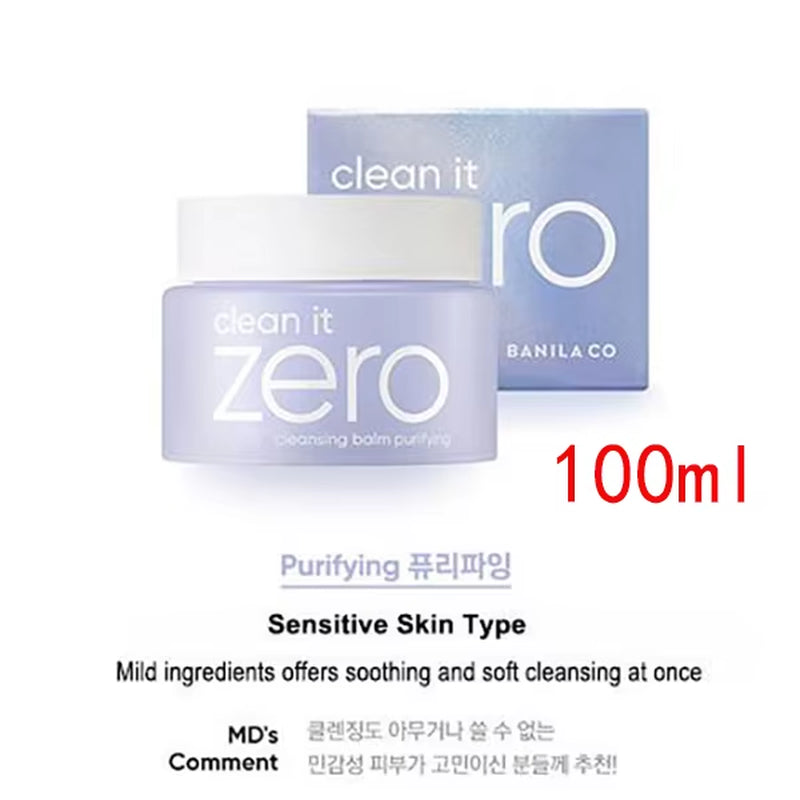 BANILA CO Clean It Zero Cleansing Balm 25Ml/100Ml Makeup Remover Remove Eyes Lips Face All in One Korean Cosmetics
