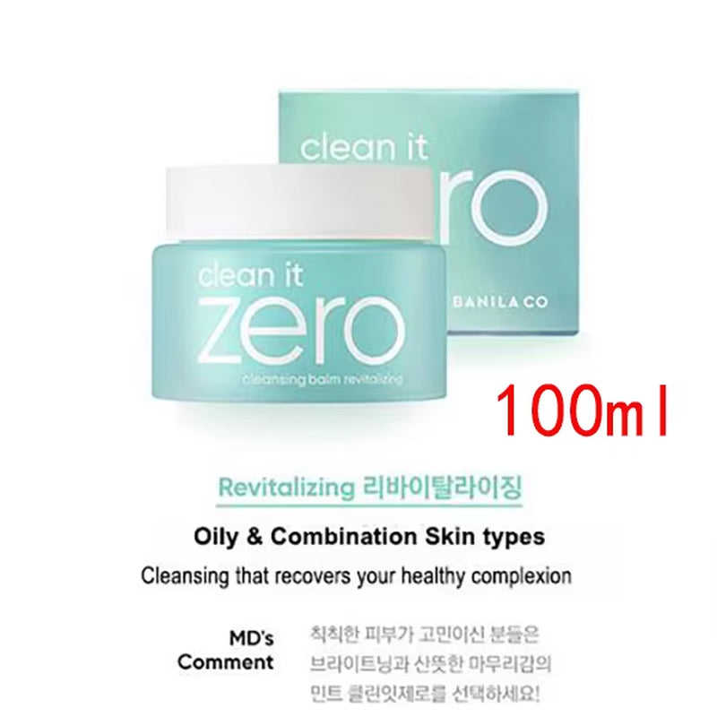 BANILA CO Clean It Zero Cleansing Balm 25Ml/100Ml Makeup Remover Remove Eyes Lips Face All in One Korean Cosmetics