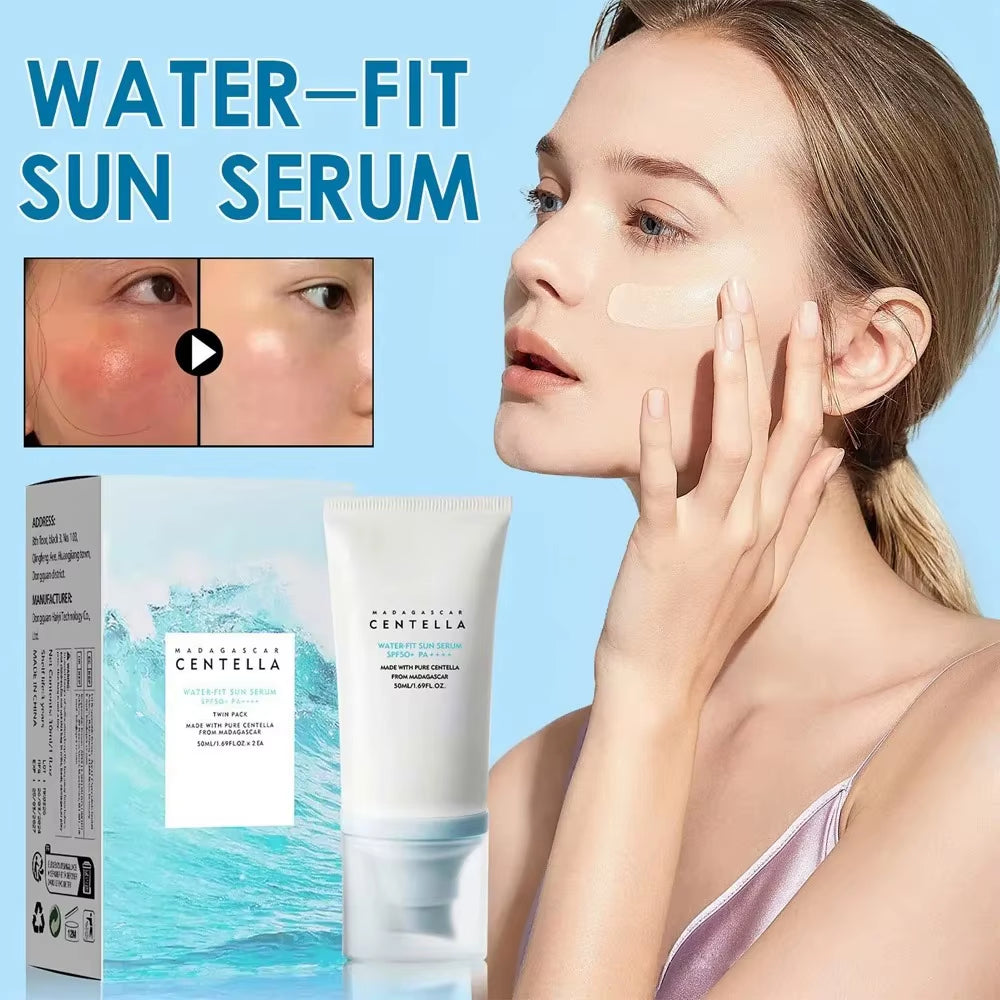 1/2PCS Original 50+ Facial Sunscreen Centella Protector UV Sun Body Sunblock Skin Whitening Cream Korean Moisturizing Protector