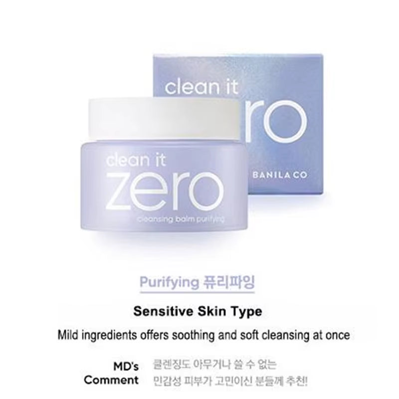 BANILA CO Clean It Zero Cleansing Balm 25Ml/100Ml Makeup Remover Remove Eyes Lips Face All in One Korean Cosmetics