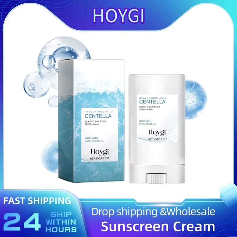 Hyaluronic Acid Sunscreen anti Sun Solar UV Protection Mild Moisturizer Nourishing Hydrating Repair Outdoor High Sunblock Stick