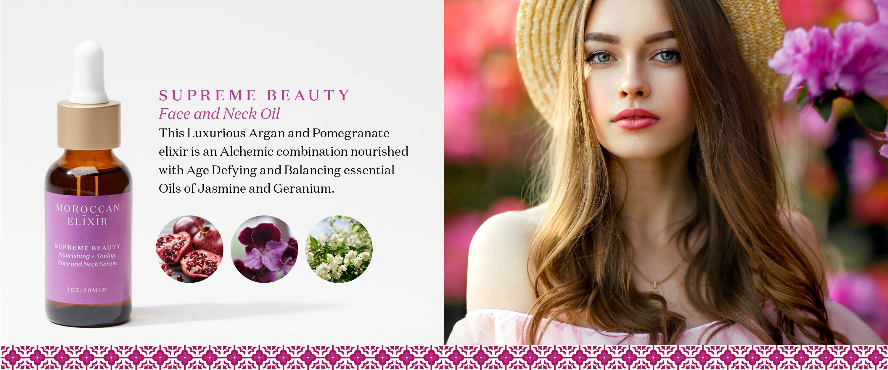 SUPREME BEAUTY Argan and Pomegranate Face and Neck Oil